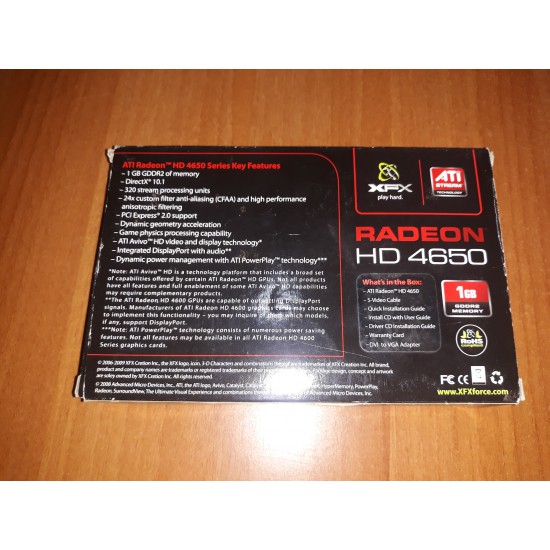 Ati Radeon 4650 1 GB Ekran Kartı